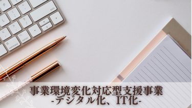 事業環境変化対応型支援事業セミナー IT化